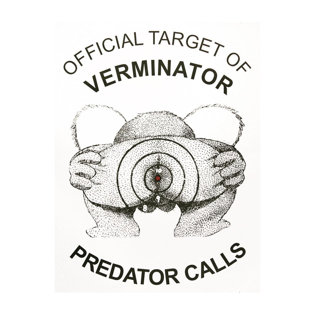 Verminator Predator Calls Official Target 22" Tall