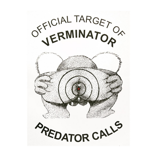 Verminator Predator Calls Official Target 22" Tall